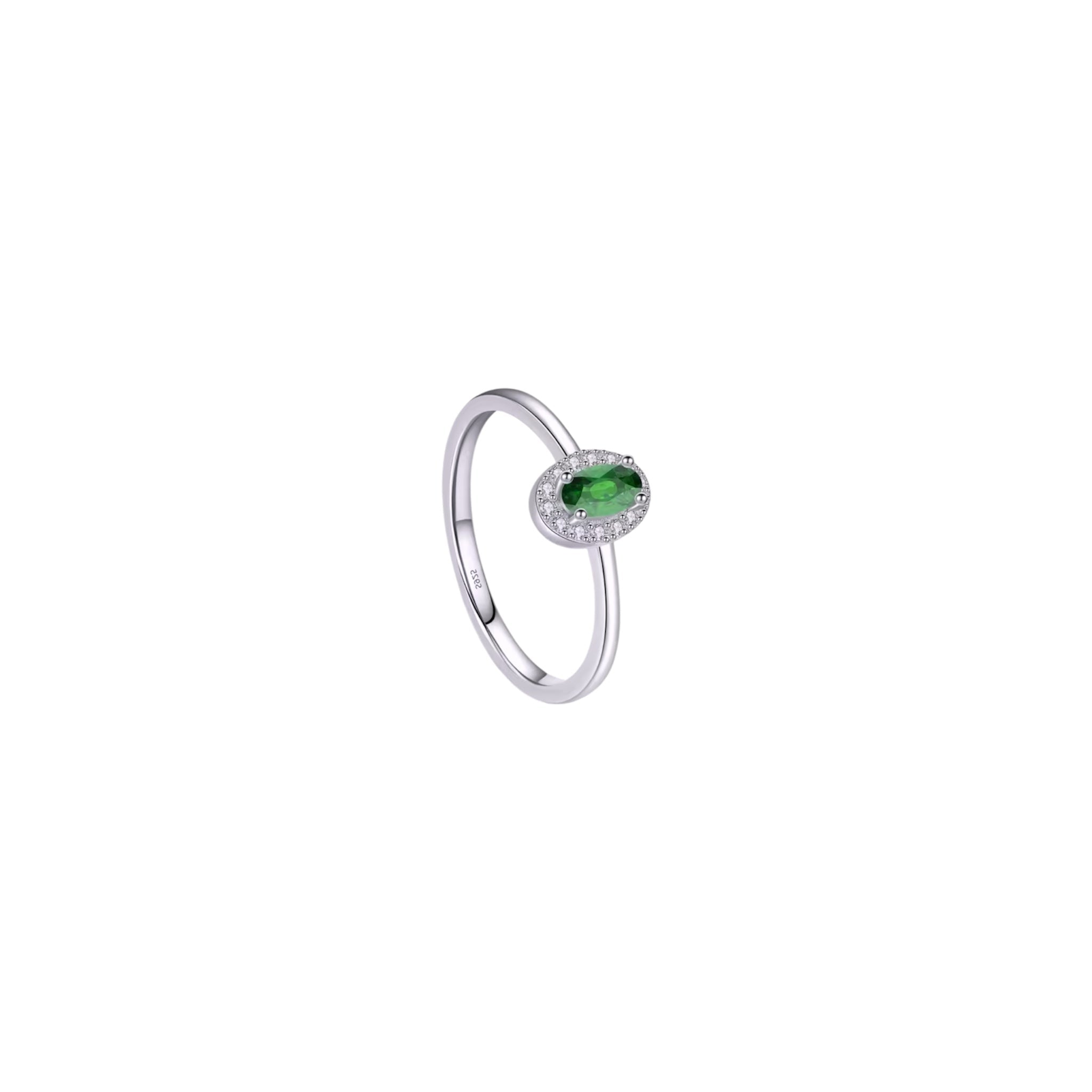 Anillo Mini Green Moon