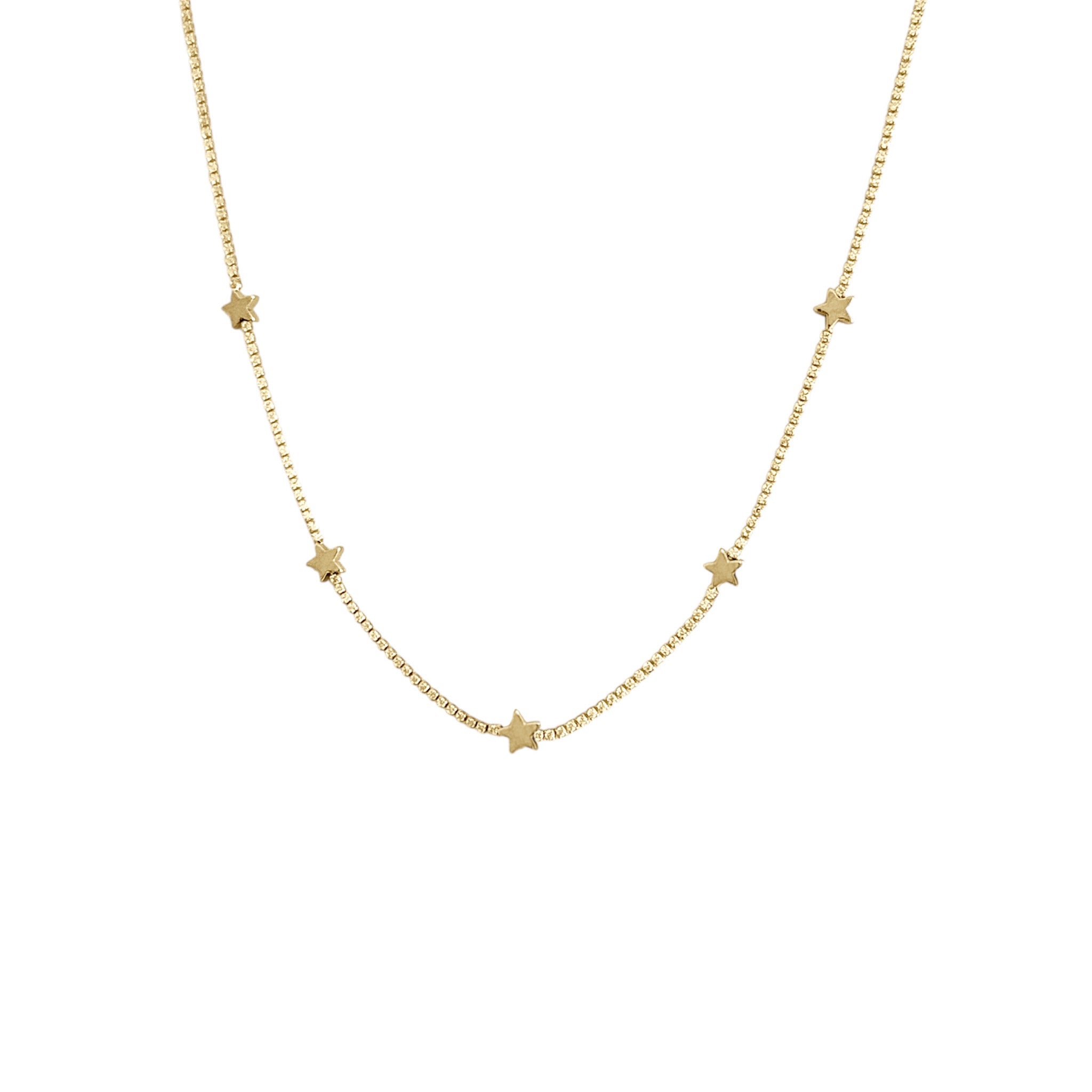 Collar Tennis & Stars Golden Chocker
