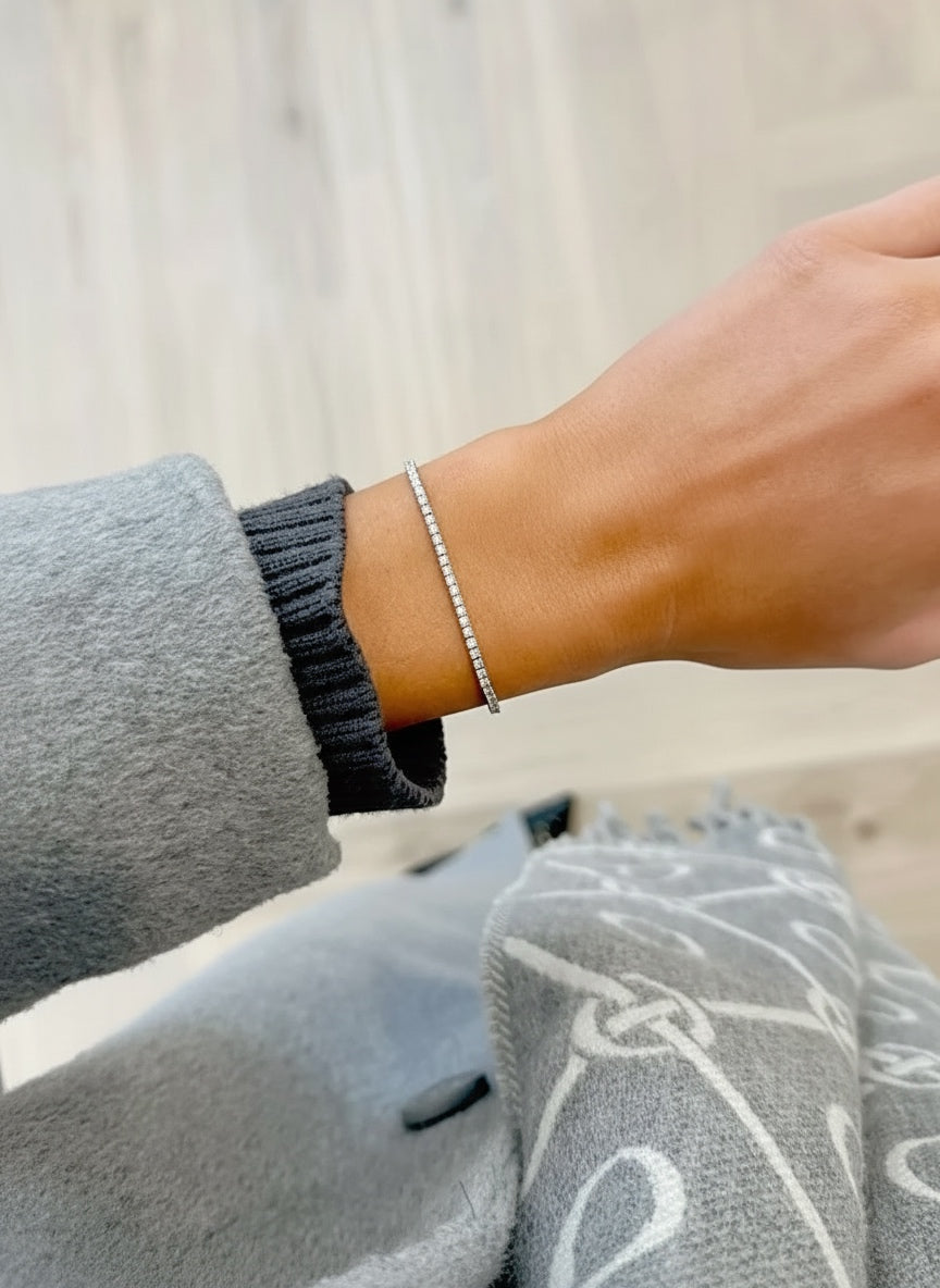 Pulsera Mini tennis Silver