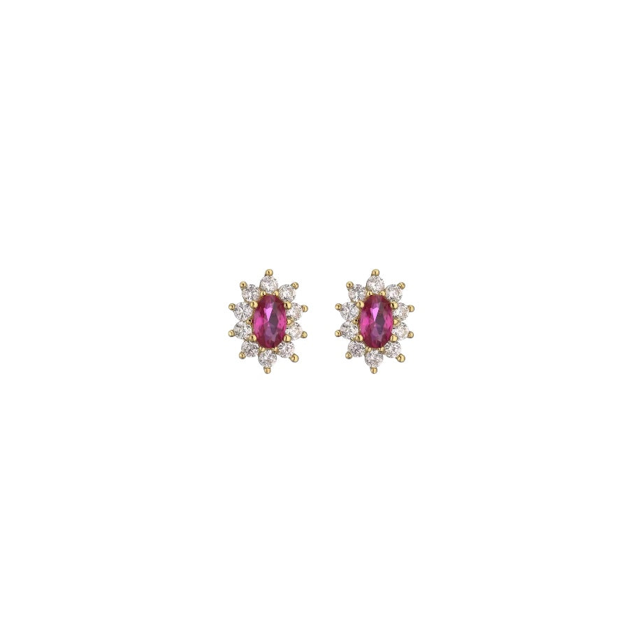 Aretes Pink Mini Moon