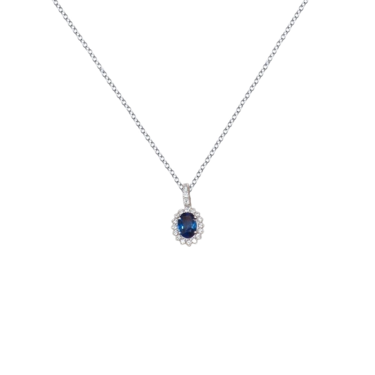 Collar Blue Moon Silver