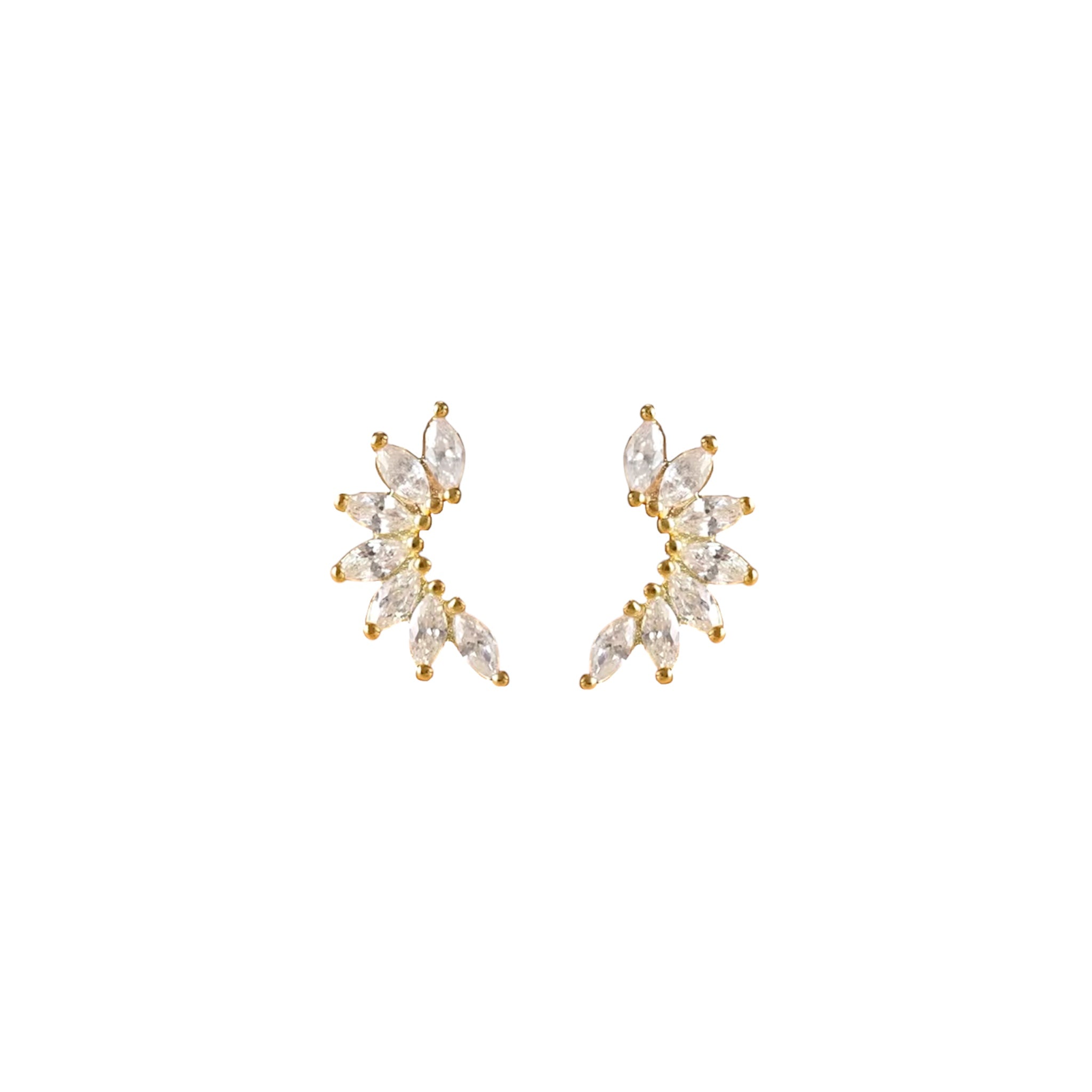 Aretes Golden Wing Stud