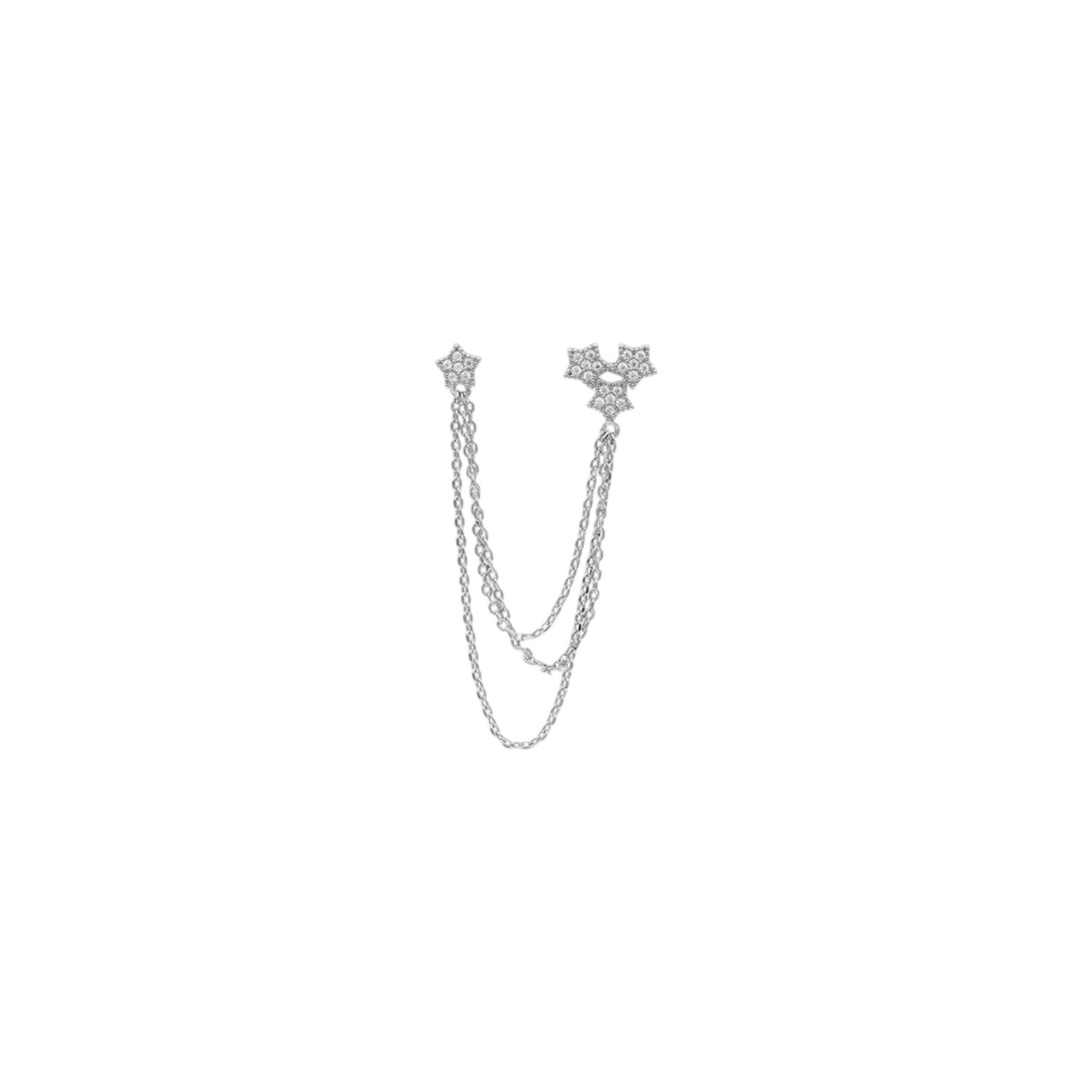 Arete solitario Galaxy Silver