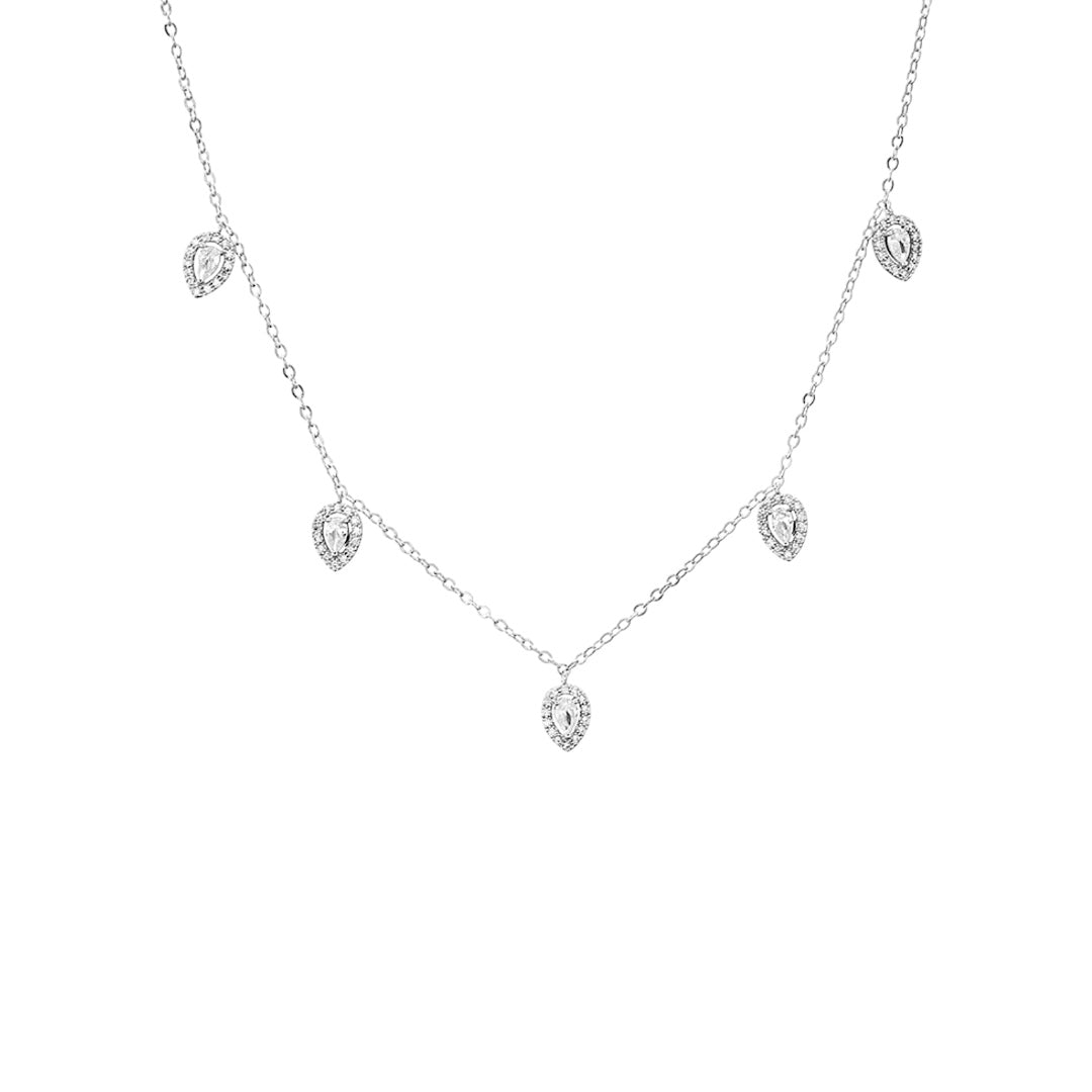 Silver Drops necklace
