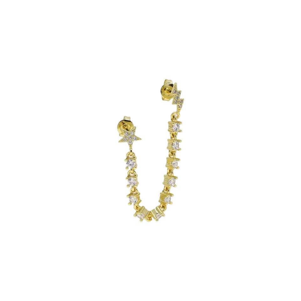Arete solitario Lightning Golden